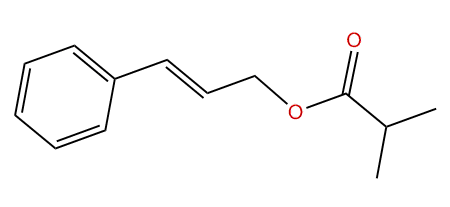 3-Phenyl-2-propenyl 2-methylpropanoate